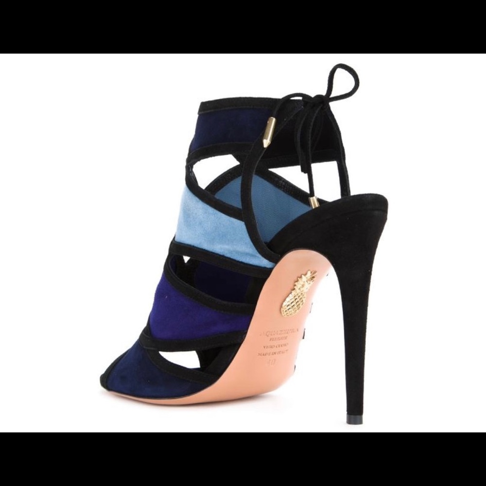 Aquazurra blue Vika Sandals - Picture 3 of 6